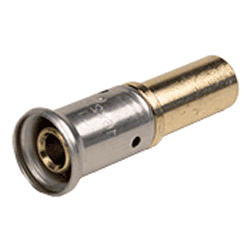 Henco brass adapter press to copper