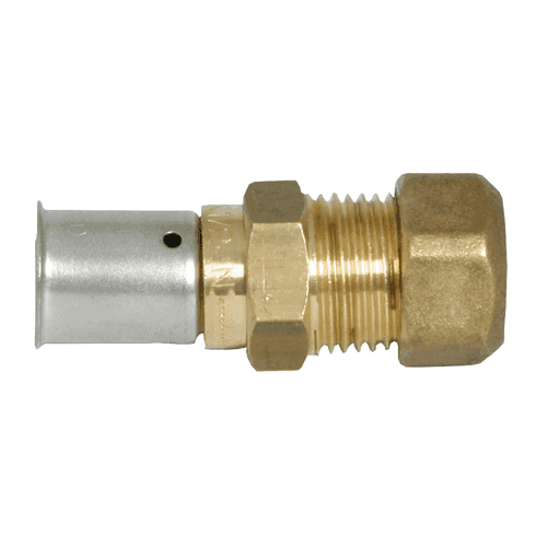Wavin Tigris M adaptor coupling, compression, copper