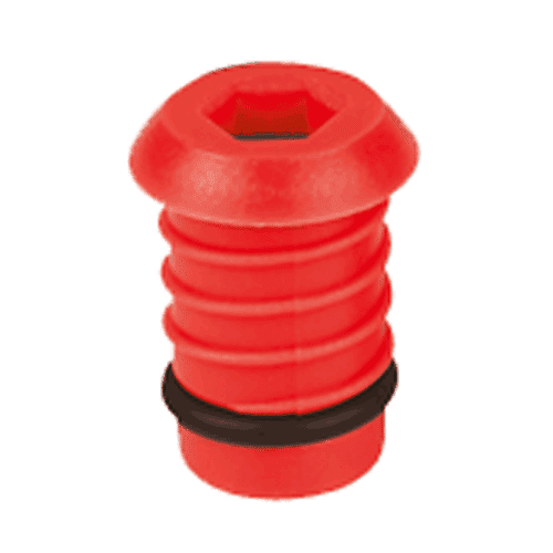 384075 HEN pressure plug red for pipe 16mm