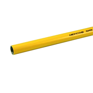 Henco gas pipe, yellow, 40 x 3.5 mm