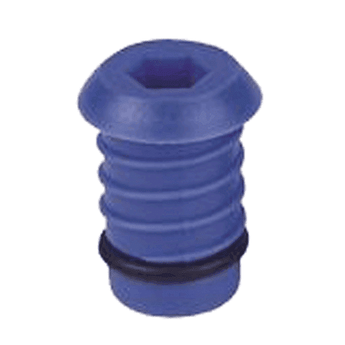 384451 HEN afpersplug blauw voor buis 16mm