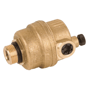AQUA HEATING Automatische ontluchtingsventiel van messing met uitschakelschuiver, 1/2 inch radiatorontluchter AQUA HEATING Automatische ontluchtingsventiel van messing met uitschakelschuiver, 1/2 inch radiatorontluchter