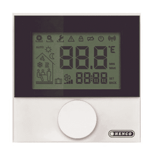 385667 HEN LCD klokthermostaat 24V