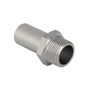 Mapress stainless steel 316, threaded adaptor with push-fit