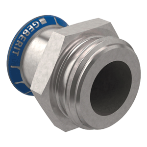 Mapress stainless steel 316, flat coupling with male threaded