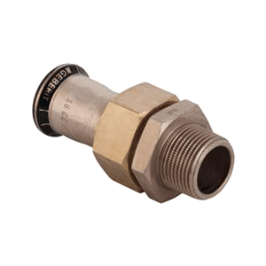 Mapress CuNiFe straight coupling male thread