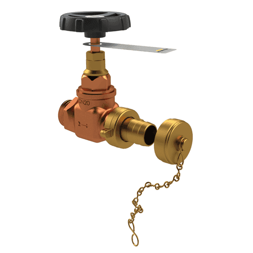 Kemper drain valve bronze