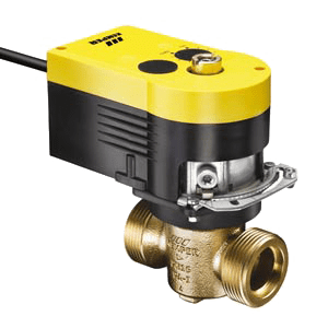 KHS-VAV-full bore valve with servomotor 230V type 686