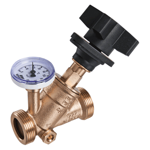 Valve with male thread and drainage facilities