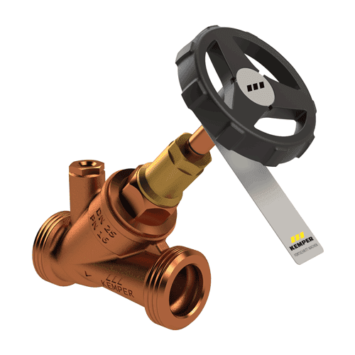 Stop valve, bronze, male thread, bronze upper part, drain valve. Type 1732G