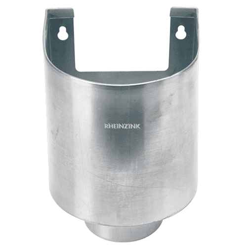 RHEINZINK hopper head, mini-round with cut-out