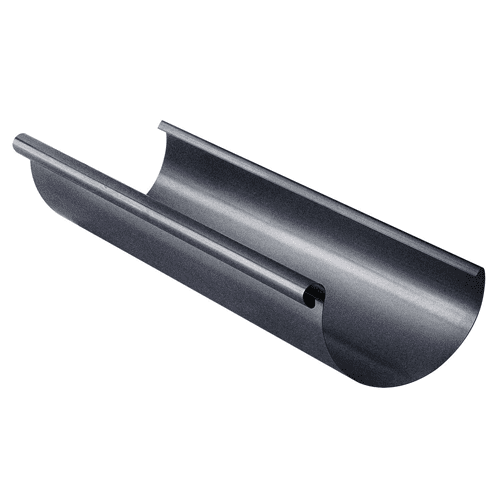 Rainwater gutter, aluminium