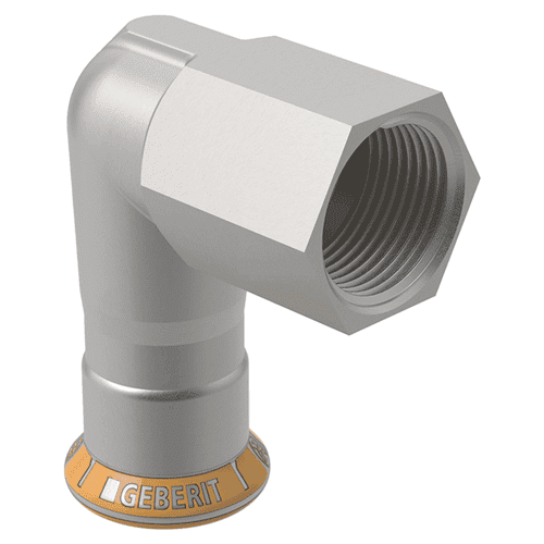 Geberit Mapress Therm stainless steel 304, threaded bushing 90 degree