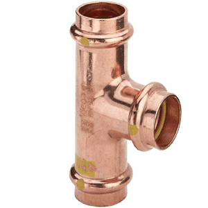 Tee SC-Contur 3 x press gas (copper)