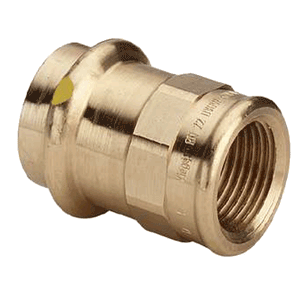 Adaptor SC-Contur press x female thread gas (bronze)