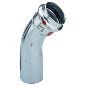 Bocht 45gr pers x insteek