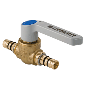 Mepla ball valve with lever, brass
