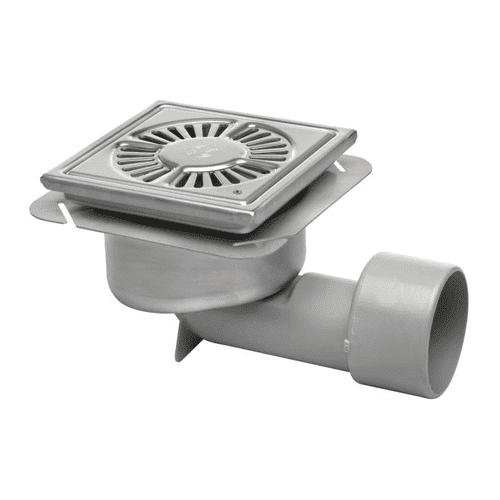 Blücher Compact drainage gully, 197 x 197 mm, height adjustable (1)