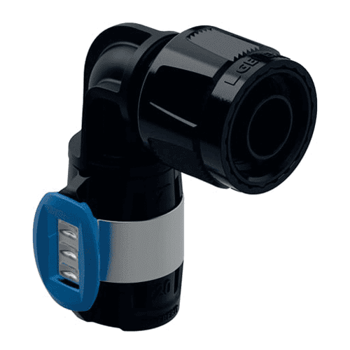 Geberit FlowFit 90° elbow with MasterFix