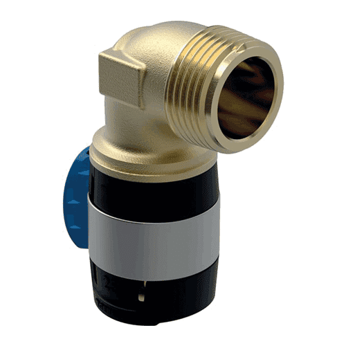 Geberit FlowFit overgangsbocht 90gr, buitendraad