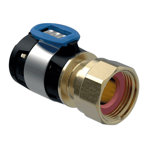 Geberit FlowFit reducer coupling with coupling nut