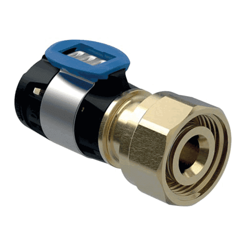 Geberit FlowFit Eurocone connection with coupling nut
