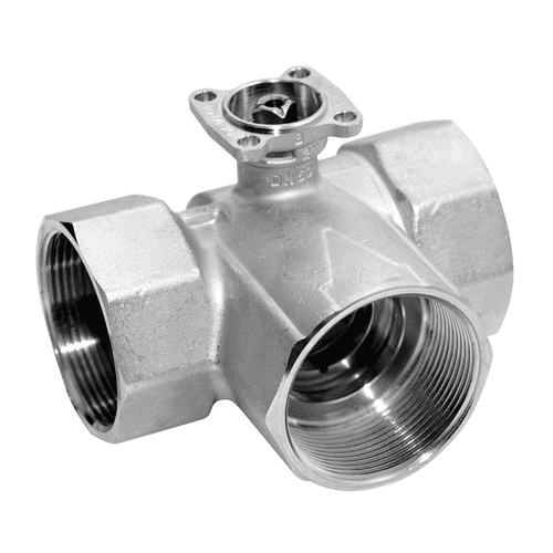 Belimo 3-way ball valve, open/close