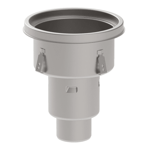 Blücher HYGIENICPRO stainless steel drain (vertical outlet)