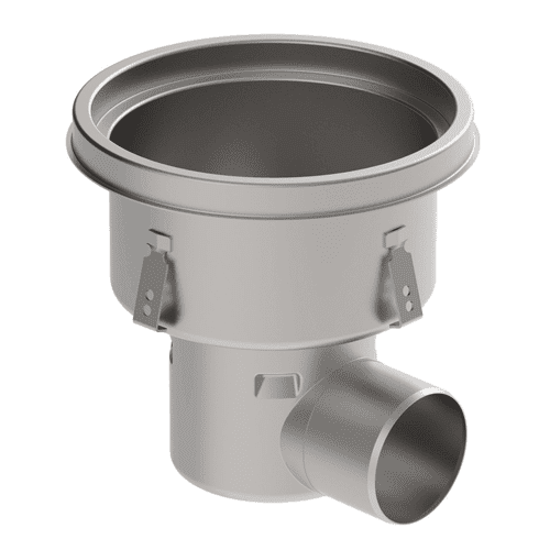 Blücher HYGIENICPRO stainless steel drain (side outlet)