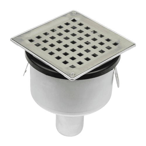 Blücher stainless steel shower drain (bottom outlet)