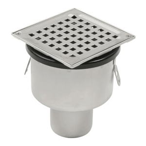 Blücher SST 304 floor gully with grate type Domestic, adjustable in height.