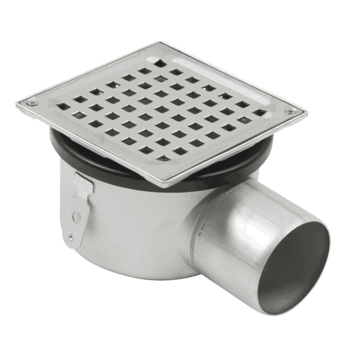 Blücher SST 304 floor gully, grate type Domestic, adjustable in height