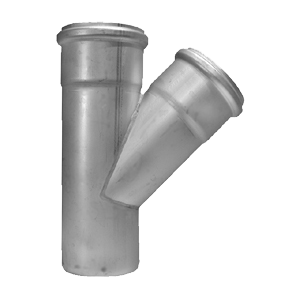 Stainless steel Tee 45° so/so/sp