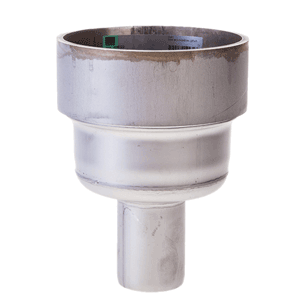 ACO Stainless SST vertical outlet with weld edge for upper part