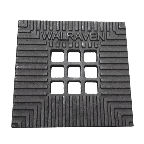 plastic drainage gully 200 x 200 mm, loose grate