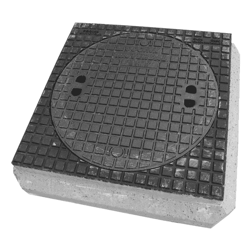 Tegra access cover base + cast iron cover, 600 and 800