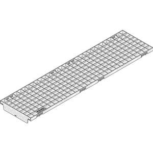 Hauraton Faserfix® KS 200 galvanised mesh grating