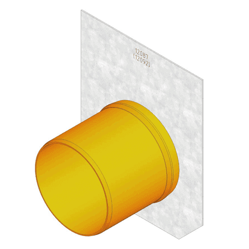Hauraton Faserfix® KS 200 end piece with outlet