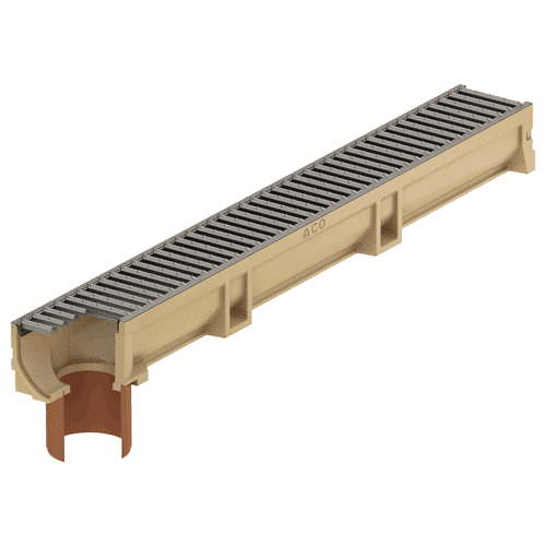 492376 ACO Euroline gutter L=1000mm OU110