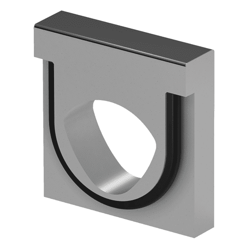 ACO PowerDrain Sealin V200G end plate + seal