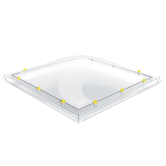 500100 Lichtkoepel glash DW  dagmt 30 x30