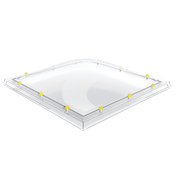 Skylux - single-hulled crystal-clear acrylic skylight dome