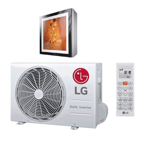 LG air conditioner unit Artcool Gallery outdoor unit + indoor unit