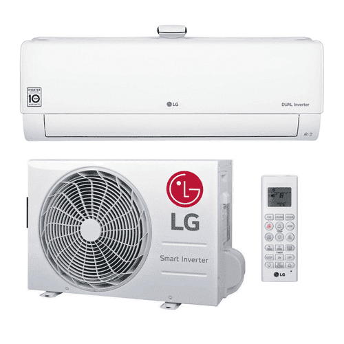 LG air conditioner unit Dualcool with air purifier outdoor unit + indoor unit