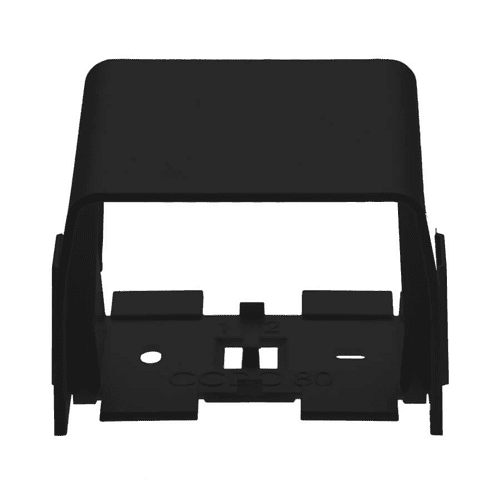 501195 ClimCl verbindingsstuk 110x75 zwart