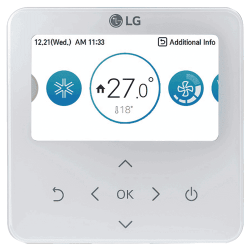 LG airco Standard III (RS3) bedrade bediening
