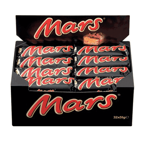 590024 Mars snoepreep doos a 32 stks