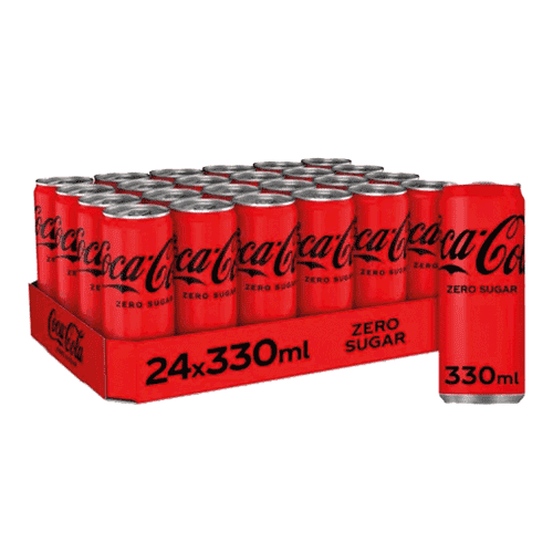 590050 Coca-Cola light tray of 24 cans