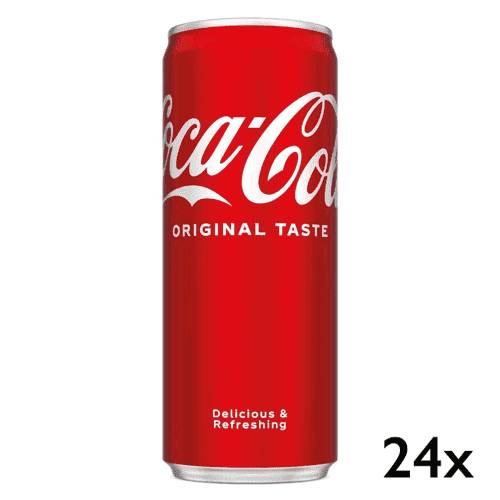 590051 Coca-Cola tray of 24 cans