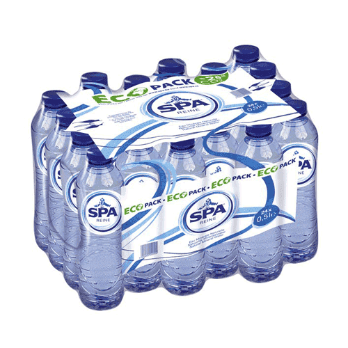 590054 Spa blue tray of 24 bottles